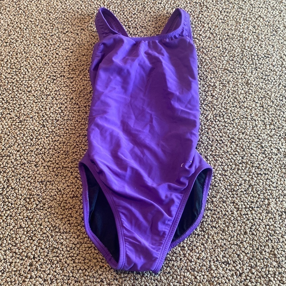 Dolfin One Piece, Purple, Bathing Suit, Women’s size 30, EUC